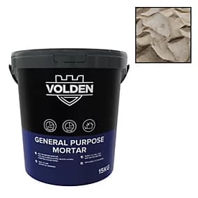 Volden Multipurpose mortar, 15kg Tub – Requires mixing before use - WC